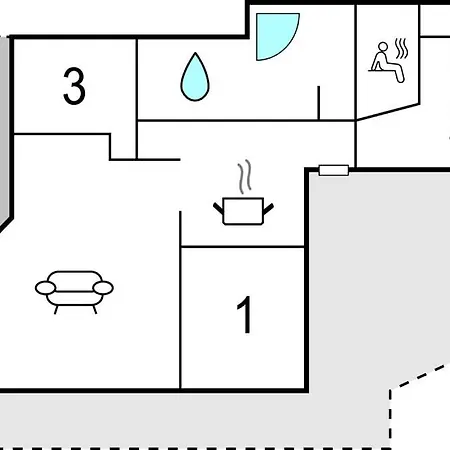 بيت للعطل Lovely Home In Vejers Strand With Sauna *